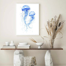 Load image into Gallery viewer, Jellyfish Blue I | Wall Art
