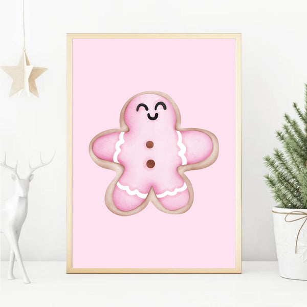 Gingerbread Man Cookie  | Art Print