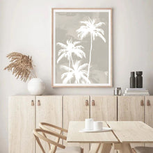 Load image into Gallery viewer, Palm Trees Beige | Wall Art
