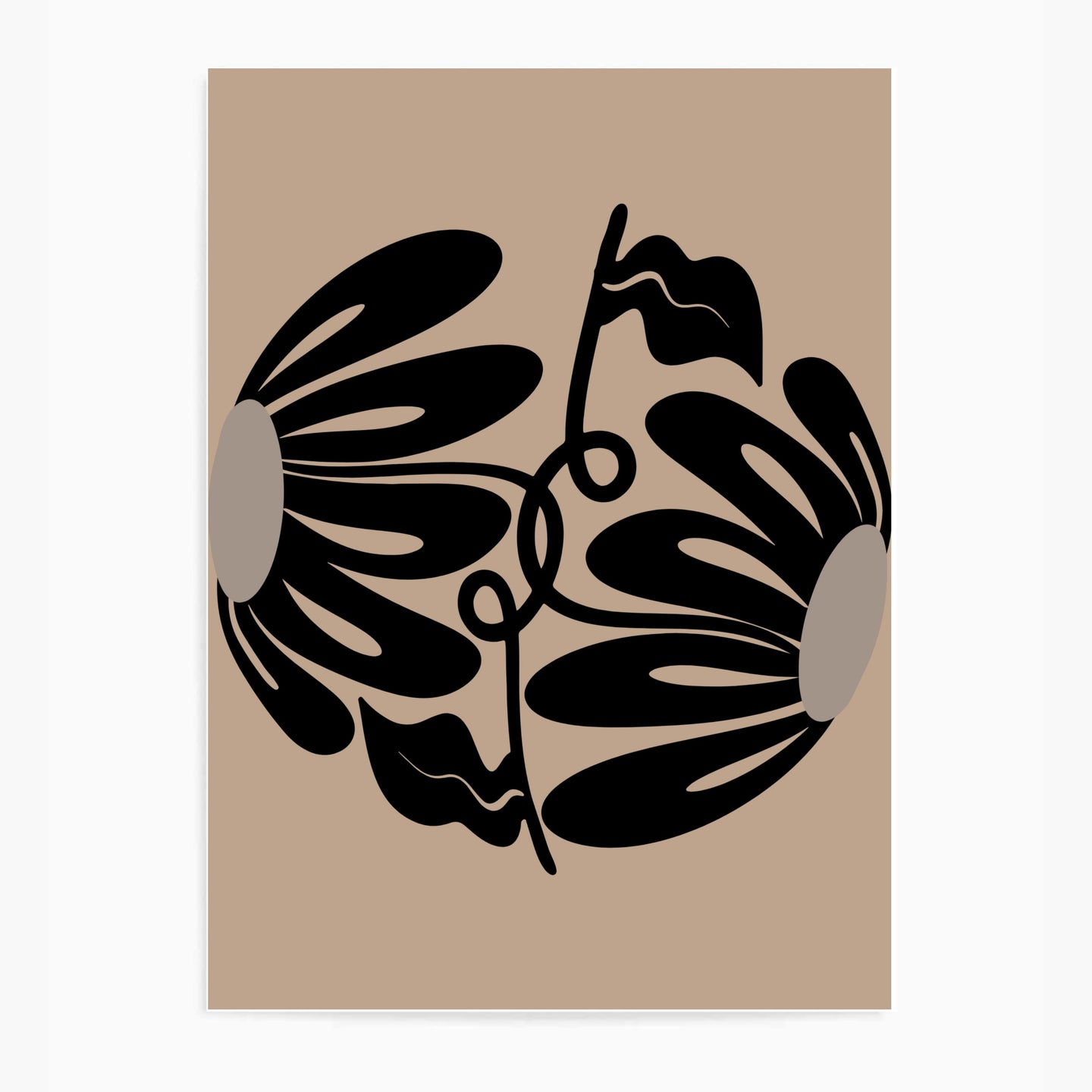 Matisse Black & Brown XVI | Wall Art