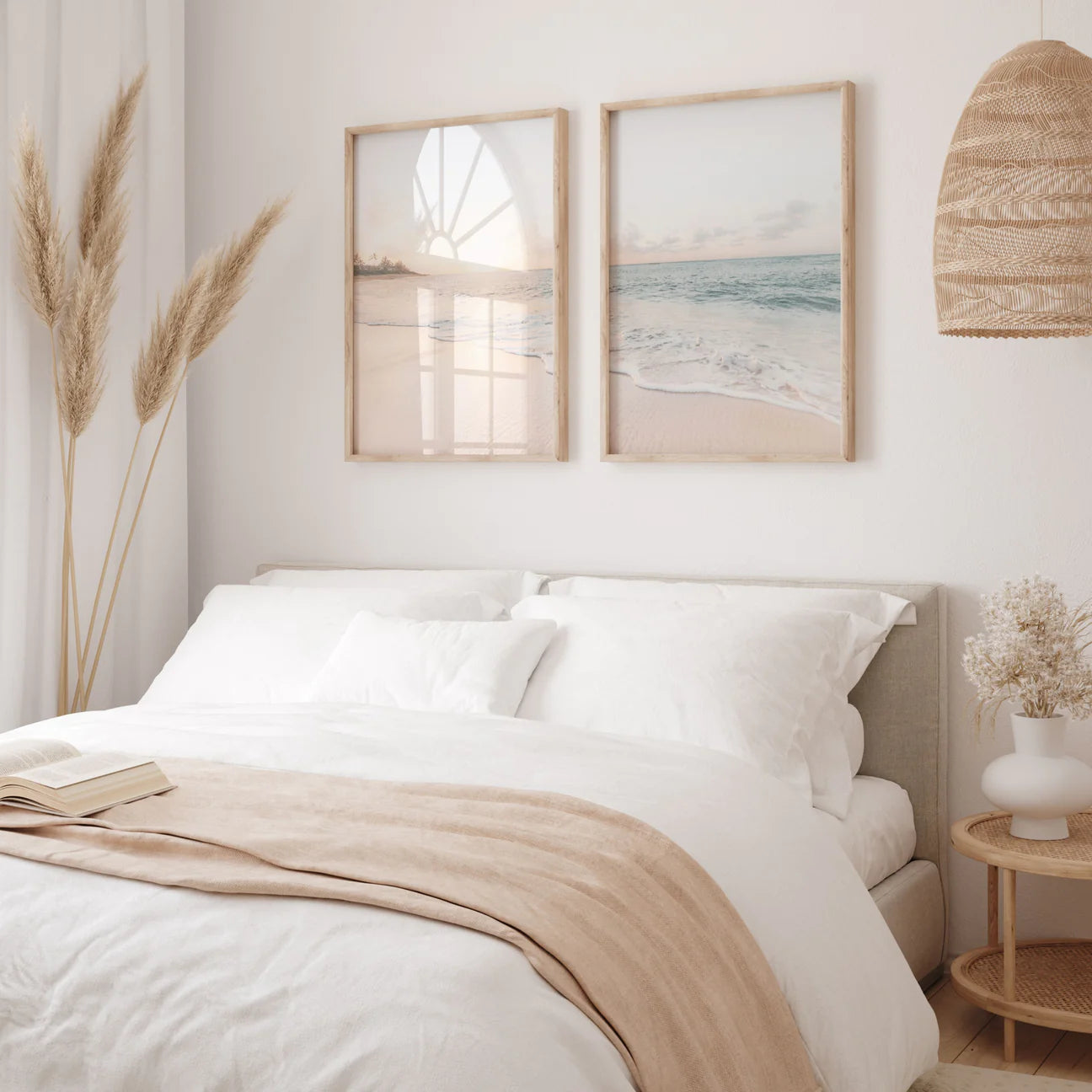 Pastel Ocean Set of 2 | Gallery Wall Art