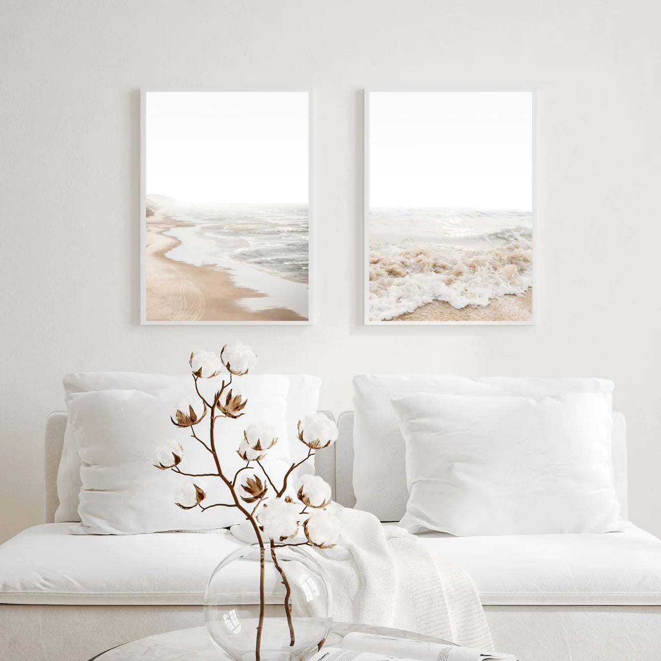 Coastal Waves VI Set of 2 | Gallery Wall Art