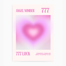 Load image into Gallery viewer, Angel Number 777 Luck Heart Aura
