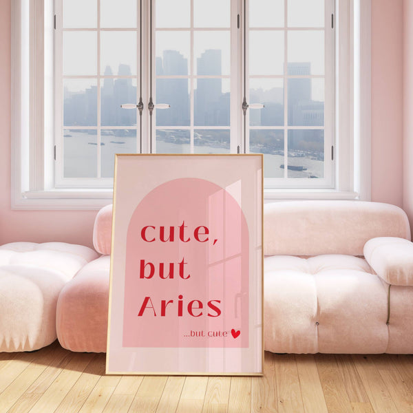 Aries Cute But Aries | Art Print