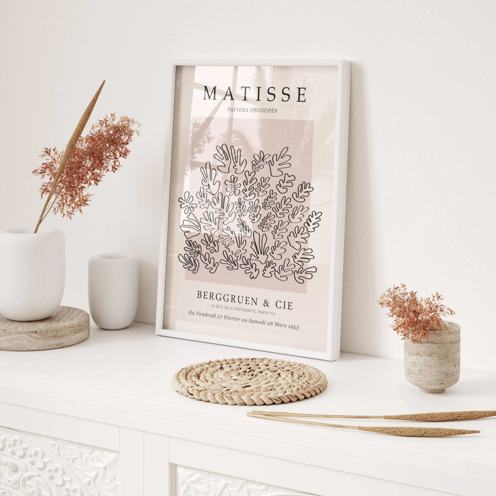 Matisse Pink Set of 3 | Gallery Wall Art