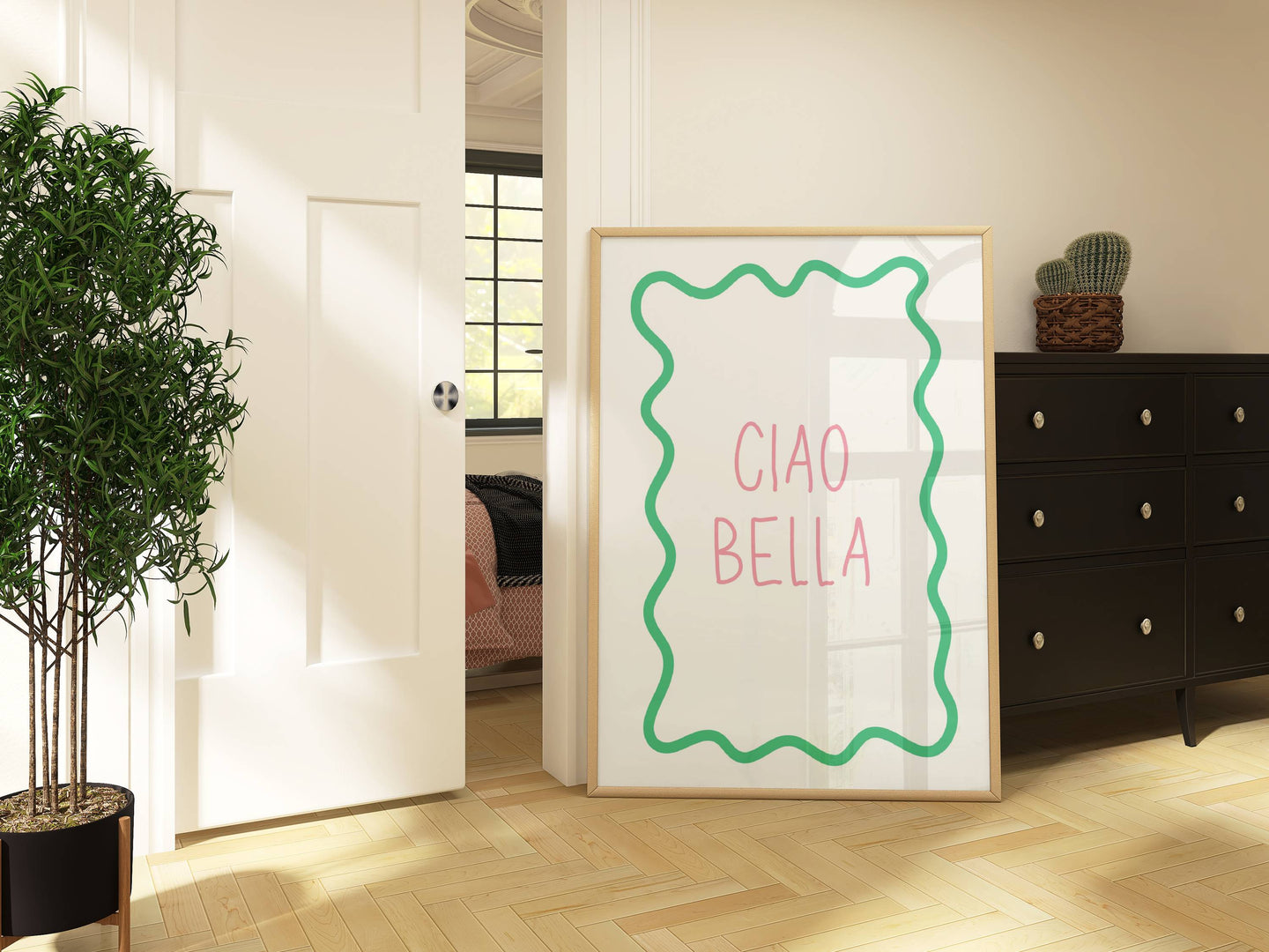 Ciao Bella Wavy Pastel | Art Print