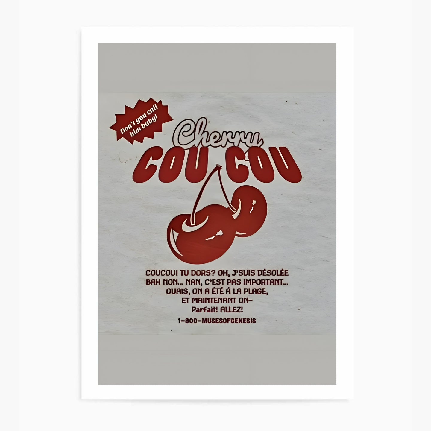 Cherry Cou Cou | Wall Art Print