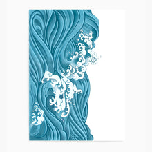 Load image into Gallery viewer, Waves Blue II | Wall Art
