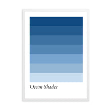 Load image into Gallery viewer, Ocean Shades Blue Colour Swatch | Wall Art
