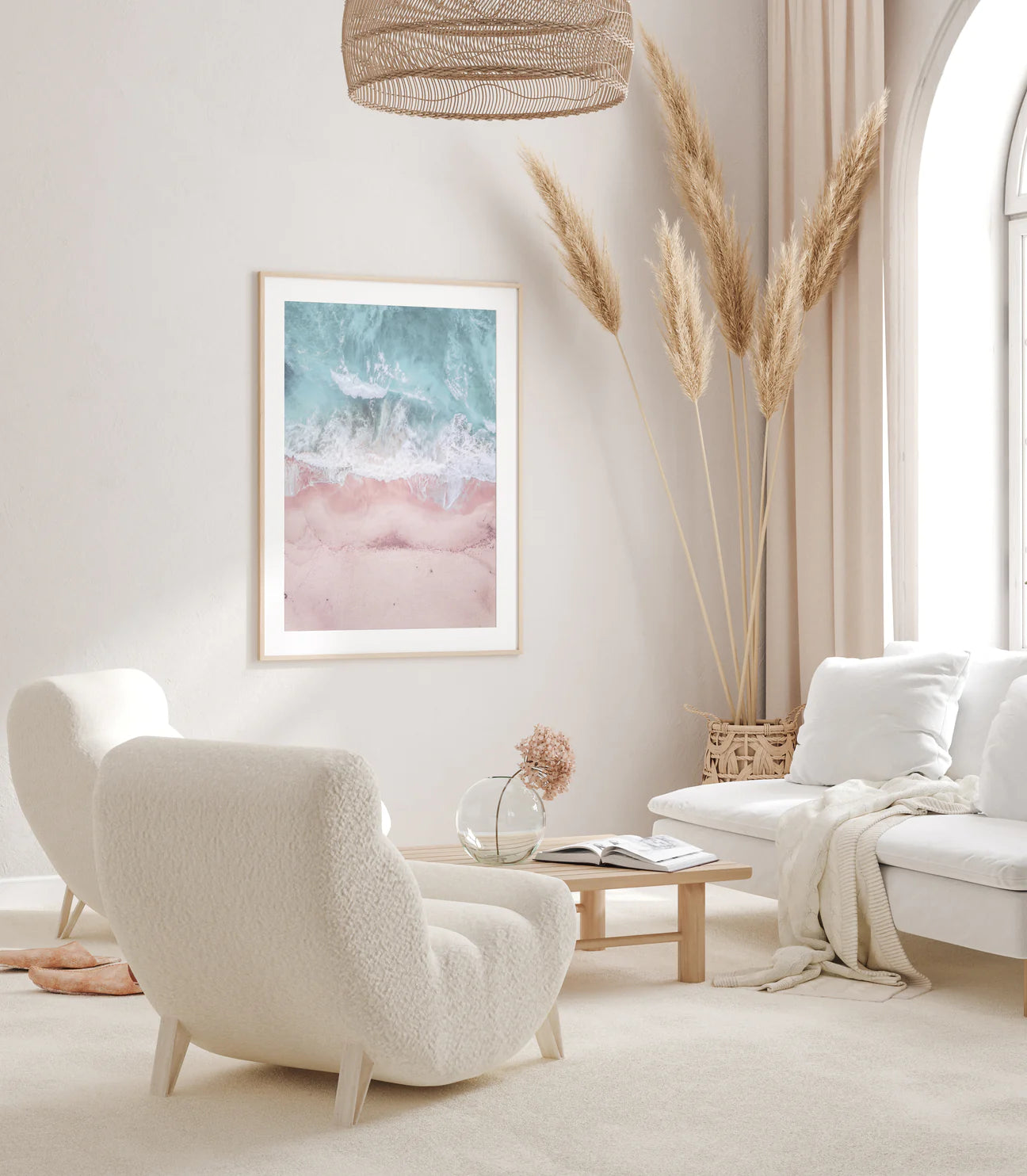 Pink Waters III Set of 2 | Gallery Wall Art