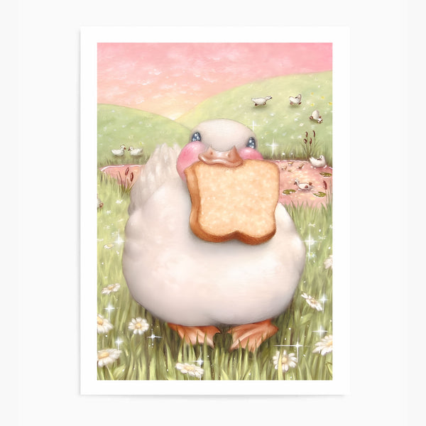 Vintage Duck | Wall Art Print