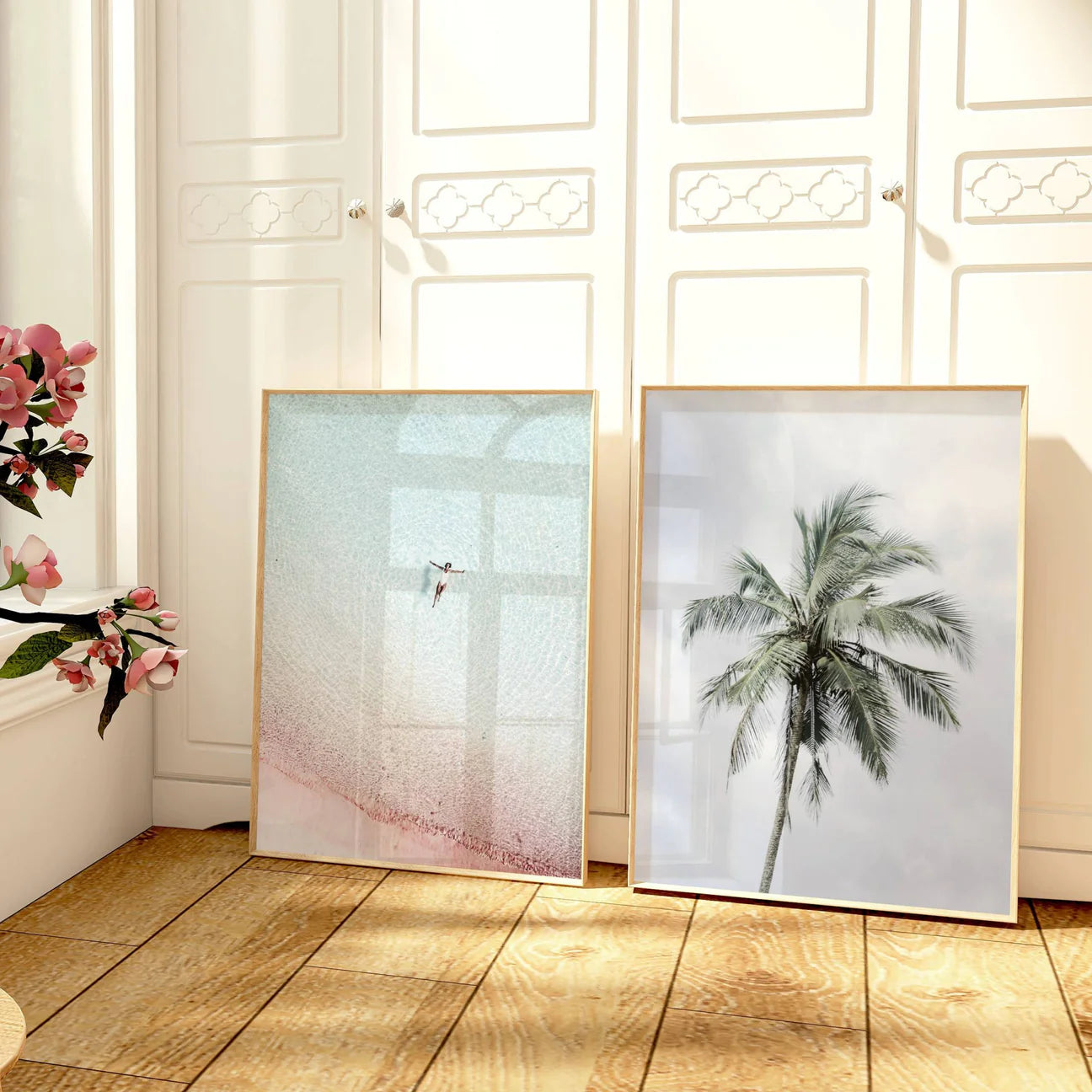 Pink Waters II Set of 2 | Gallery Wall Art