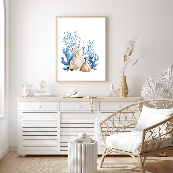 Coral & Shells | Wall Art