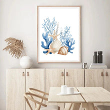 Load image into Gallery viewer, Coral &amp; Shells | Wall Art
