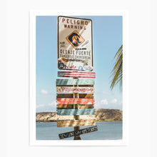 Load image into Gallery viewer, Beach Signs | Art Print
