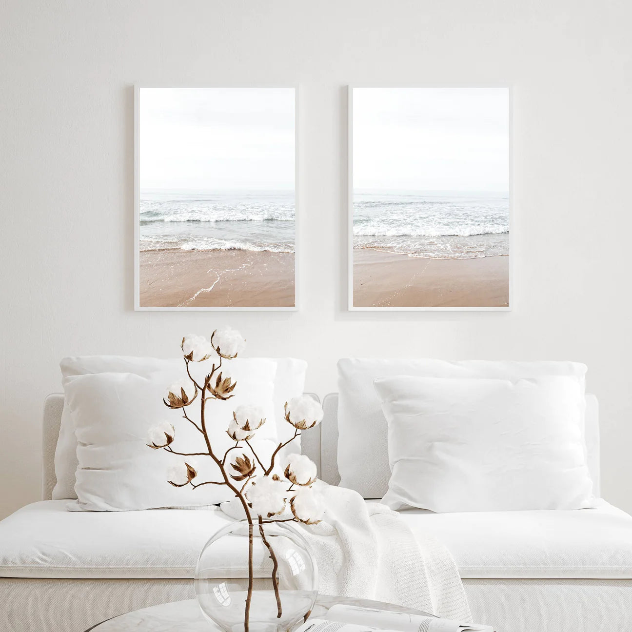 Coastal Waves V Set of 2 | Gallery Wall Art