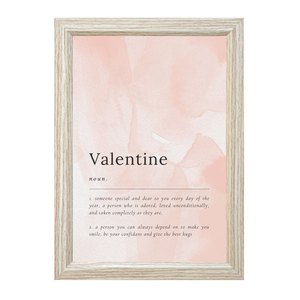 Valentine Definition Pink