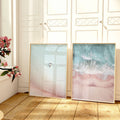 Pink Waters Set of 2 | Gallery Wall Art