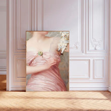 Load image into Gallery viewer, Victorian Vintage Pink Dress IV | Wall Art Print
