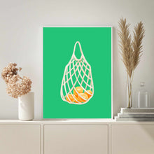 Load image into Gallery viewer, Shopping Bag Green | Wall Art
