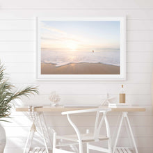 Load image into Gallery viewer, Pastel Beach Sunset Landscape | Art Print
