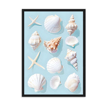 Load image into Gallery viewer, Seashells Blue | Wall Art
