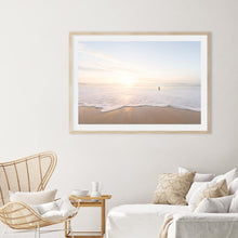 Load image into Gallery viewer, Pastel Beach Sunset Landscape | Art Print
