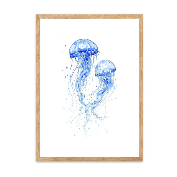 Jellyfish Blue I | Wall Art