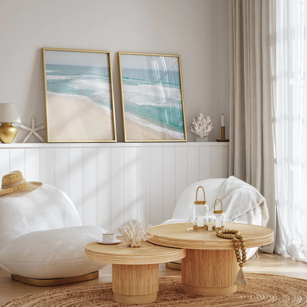 Beach Waves II Set of 2 | Gallery Wall Art