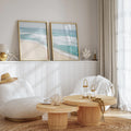 Beach Waves II Set of 2 | Gallery Wall Art