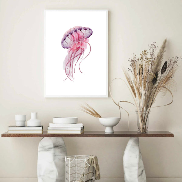 Jellyfish Pink Tones | Wall Art