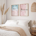 Pink Waters III Set of 2 | Gallery Wall Art