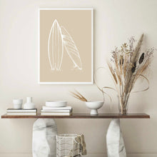 Load image into Gallery viewer, Surfboards Neutral | Wall Art
