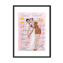 Load image into Gallery viewer, Guest Check Couple Putt Pink | Wall Art
