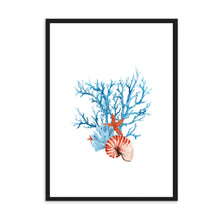 Load image into Gallery viewer, Coral Blue &amp; Orange Tones | Wall Art
