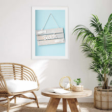 Load image into Gallery viewer, Beach Sign | Art Print
