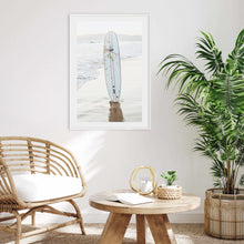 Load image into Gallery viewer, Standing Surfboard | Art Print
