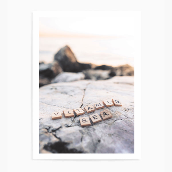 Vitamin Sea Beach | Art Print