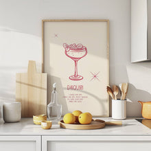 Load image into Gallery viewer, Daiquiri Cocktail Recipe | Art Print
