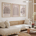 Matisse Pink Set of 3 | Gallery Wall Art