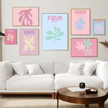 Load image into Gallery viewer, Preppy Pastel Beach III Set of 3 | Gallery Wall
