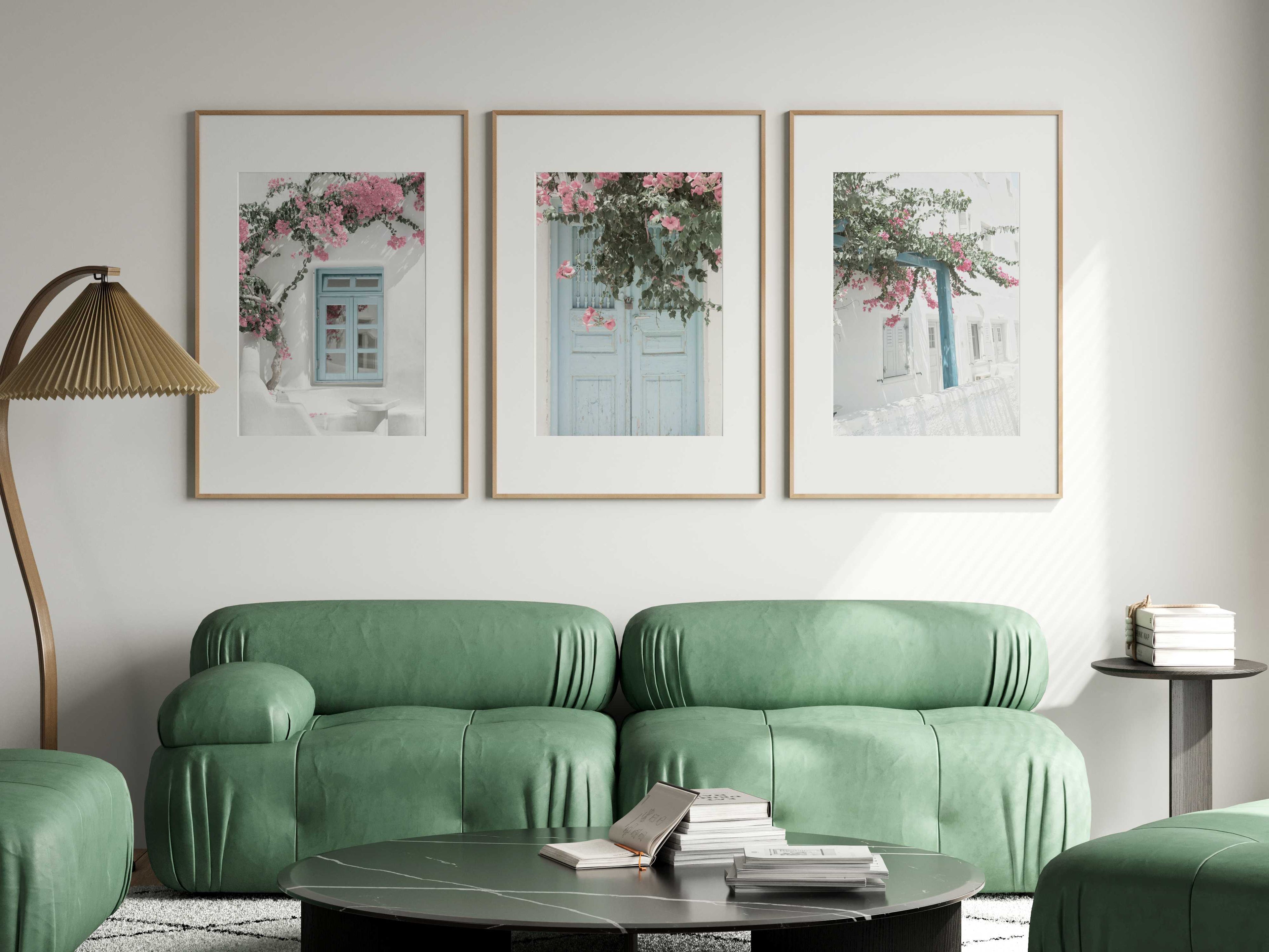 Greek Summer Set of 3 | Gallery Wall Art