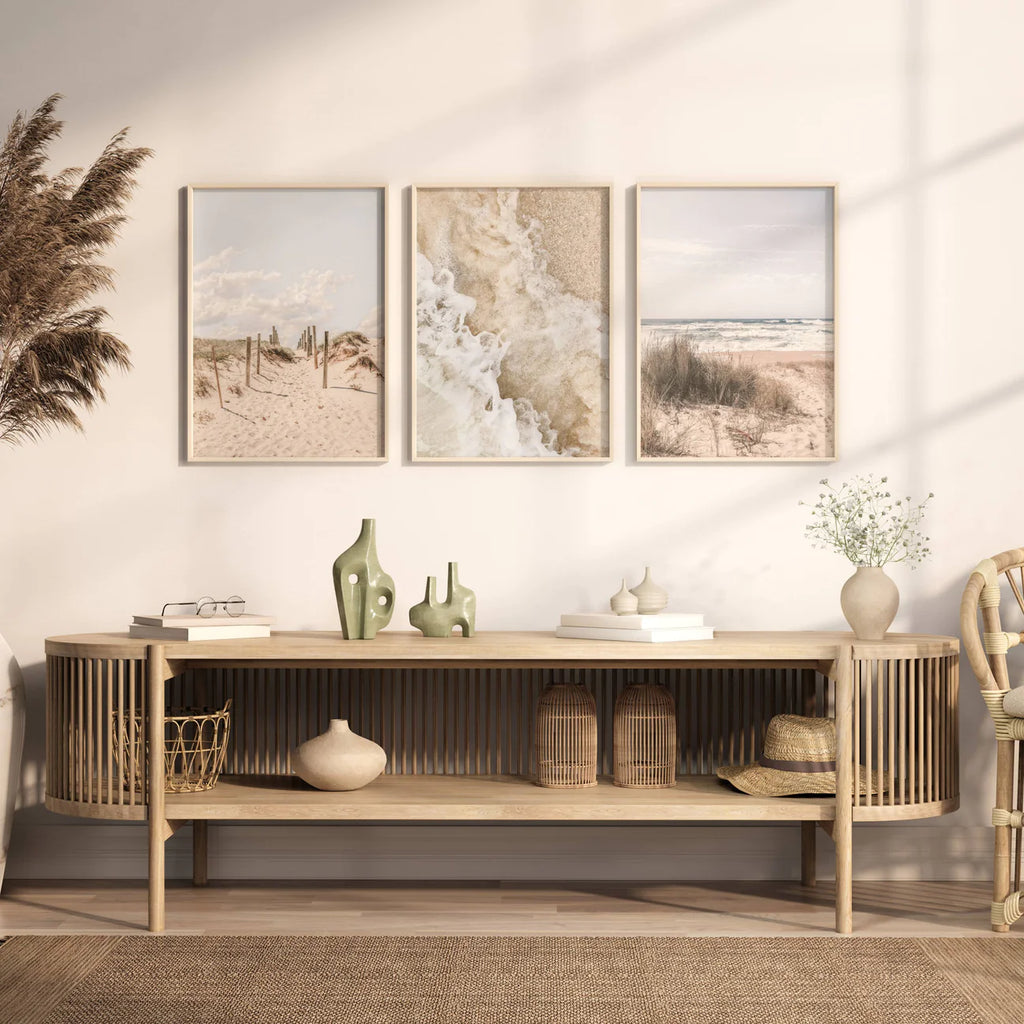 Coastal Vibes II Set of 3 | Gallery Wall Art