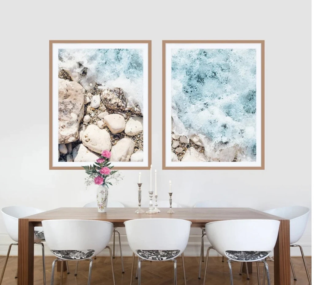 Beach Waves Set of 2 | Gallery Wall Art