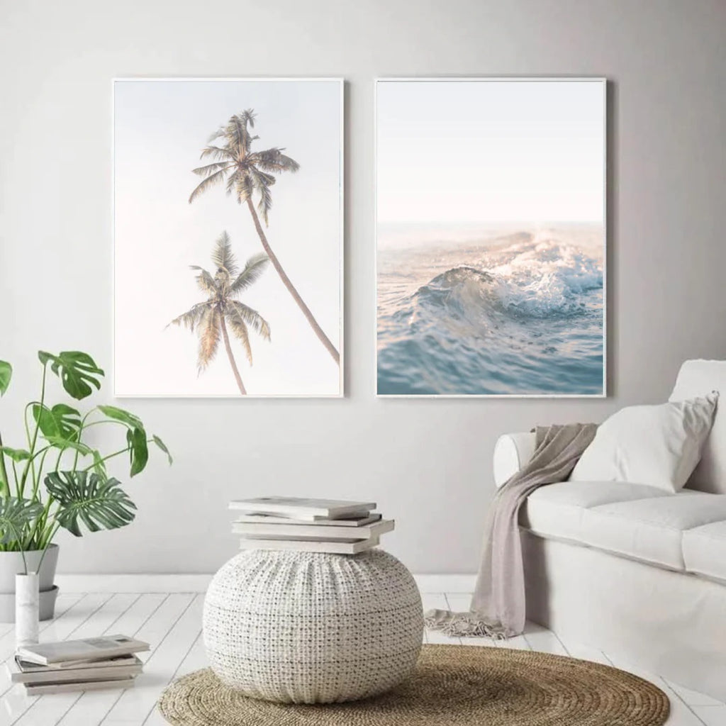Coastal Waves II Set of 2 | Gallery Wall Art