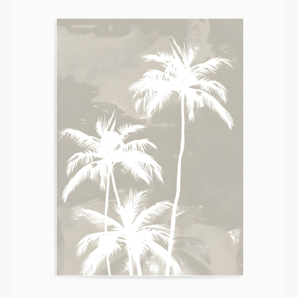 Palm Trees Beige | Wall Art