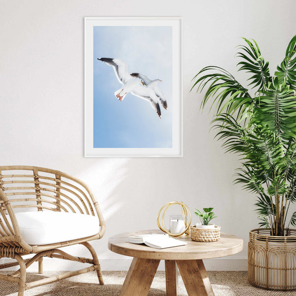 Flying Seagulls | Art Print