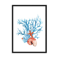 Load image into Gallery viewer, Coral Blue &amp; Orange Tones | Wall Art
