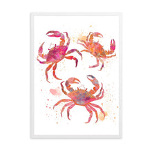 Load image into Gallery viewer, Colourful Crabs | Wall Art
