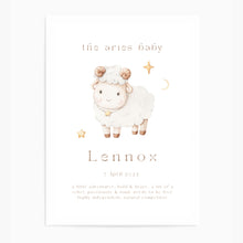 Load image into Gallery viewer, Personalised The Aries Baby
